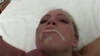 Cassie Young in Threesome with Blowjob and Ribbons Anal